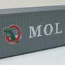 (OO) 40ft Container (MOL) (Model Train)