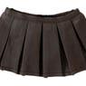 AZO2 Pleat Mini Skirt set (Dark Brown) (Fashion Doll)
