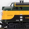 F3A Early 2 Locomotive Set Chicago and North Western Transportation Company No.451/4052 (Green/Yellow/Gray) (2-Car Set) (Model Train)