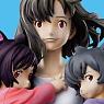 Super Figure Art Collection The Wolf Children Ame and Yuki Hana & Ame & Yuki (Completed)