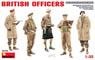 British Officers with 5 Figures (Plastic model)
