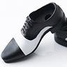 Very Cool 1/6 Men`s Fashion Shoes (Black & White) (Fashion Doll)