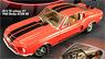 シェルビー GT500 KR (1968) コーラルオレンジ ブラックストライプ (ミニカー)