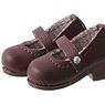 Picco D Strappy Shoes (Mat Brown) (Fashion Doll)