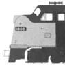 EMD E8A ビア鉄道 No.1800 (青/黄色) ★外国形モデル (鉄道模型)