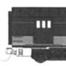 Smoothside Passenger Car Illinois Central Railroad (Brown/Orange) (Basic 6-Car Set) (Model Train)