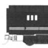 VIA Railroad Smooth Side Passenger Car (Blue/Yellow) (Basic 6-Car Set) (Model Train)