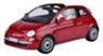 Fiat Nuova 500 Cabrio (Red) (Diecast Car)