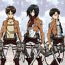Attack on Titan Diorama Memo 2 Three soldiers standing in the wall (Anime Toy)
