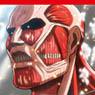 Attack on Titan Die-cut Sticker Colossus Titan Infesting (Anime Toy)
