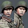 WW2 US Infantry Set (2 figures) (Plastic model)