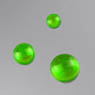 Lumilite Dome Fluorescent Green (9 pcs) (Material)