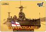 英 巡洋戦艦 インディファティガブル WW1 フルハル (プラモデル)