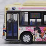The All Japan Bus Collection 80 [JH001] Ibaraki Kotsu `GIRLS und PANZER Bus 2nd Car` Hino Railnbow II (Model Train)