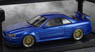 Nissan Skyline GT-R V-Spec II (R34) Bayside Blue (ミニカー)