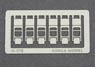 ATS Type-S Pickup Coil (for J.N.R. Oldtimer Train) (6pcs.) (Model Train)