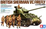 イギリス戦車 シャーマン VC ファイアフライ (人形6体付き) (プラモデル)