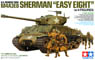 U.S. Tank M4A3E8 Sherman Easy Eight (w/Figure 4pcs) (Plastic model)