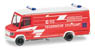 (HO) Mercedes-Benz Vario Box Truck Measurement Instrumentation `Stuttgart fire department` (Model Train)