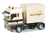 (HO) MAN TGX XLX rigid tractor with box trailer `Schneider Lippstadt` (Model Train)