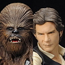 ARTFX+ Han Solo & Chewbacca (Completed)