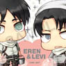 Attack on Titan Card Decoration Jacket Eren & Levi Cleaning ver. (Anime Toy)