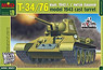 T-34-76 Model 1943 Cast Turret (Plastic model)