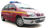 ルノー セニック 消防車 (2000) (ミニカー)