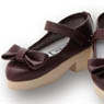 50cm ELLEN`S CLOSET Strap Shoes (Dark Brown) (Fashion Doll)
