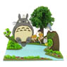 [Miniatuart] Studio Ghibli Mini : My Neighbor Totoro Totoro to Satsuki to Mei (Assemble kit) (Railway Related Items)