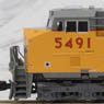 GE ES44AC UP (Union Pacific Railroad) (Yellow/UP Gray/Red) (#5491) (Model Train)