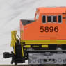 GE ES44AC BNSF (BNSF Railway) (Orange/Dark Green) (#5896) (Model Train)
