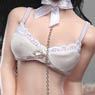 FLIRTY GIRL Collectible 1/6 Female Lingerie Set (White) (Fashion Doll)