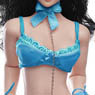 FLIRTY GIRL Collectible 1/6 Female Lingerie Set (Blue) (Fashion Doll)