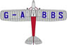 DH プスモス G-ABBS Kings Flight (完成品飛行機)
