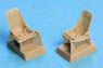 Bf 109 A, B, C, D, E Seat with harness (x2) (Plastic model)