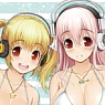 Super Pochaco & Super Sonico Mouse Pad (Anime Toy)