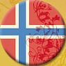 世界の国旗 缶ミラーJ (ノルウェー) (キャラクターグッズ)