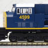 (HO) EMD SD80MAC CSX Dark Future (Navy/Yellow) (#4599) (Model Train)