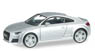 (HO) Audi TT Coupe Metallic Ice Silver (Model Train)