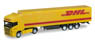 (N) Scania R TL Box Semi-trailer `DHL` (Model Train)