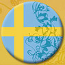 世界の国旗 缶ミラーO (スウェーデン) (キャラクターグッズ)