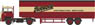 (OO) DAF2800 40ft Curtainsideトレーラー Robsons (鉄道模型)