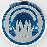 Super Sonico Button Sticker Blue (Anime Toy)