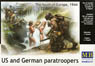 US and German Paratroopers , The South of Europe , 1944 (Plastic model)