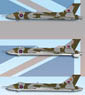 Avro Vulcan B.2/K.2 Decal Part.1 (for Great Wall Hobby) (Plastic model)