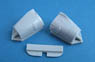 Mirage 2000 engine air intakes with FOD covers for Heller (Plastic model)