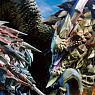 MH4G A4 Clear File (Anime Toy)