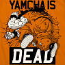 Dragon Ball Kai Yamcha is Dead T-Shirt Orange S (Anime Toy)