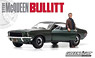 Bullitt (1968) - 1968 Ford Mustang GT Fastback - Highland Green (with Steve McQueen figure) (ミニカー)